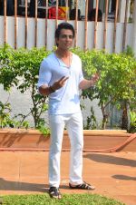 Sonu Sood during the ad shoot of Texmo Pipe Fittings in Mumbai on March 26, 2016